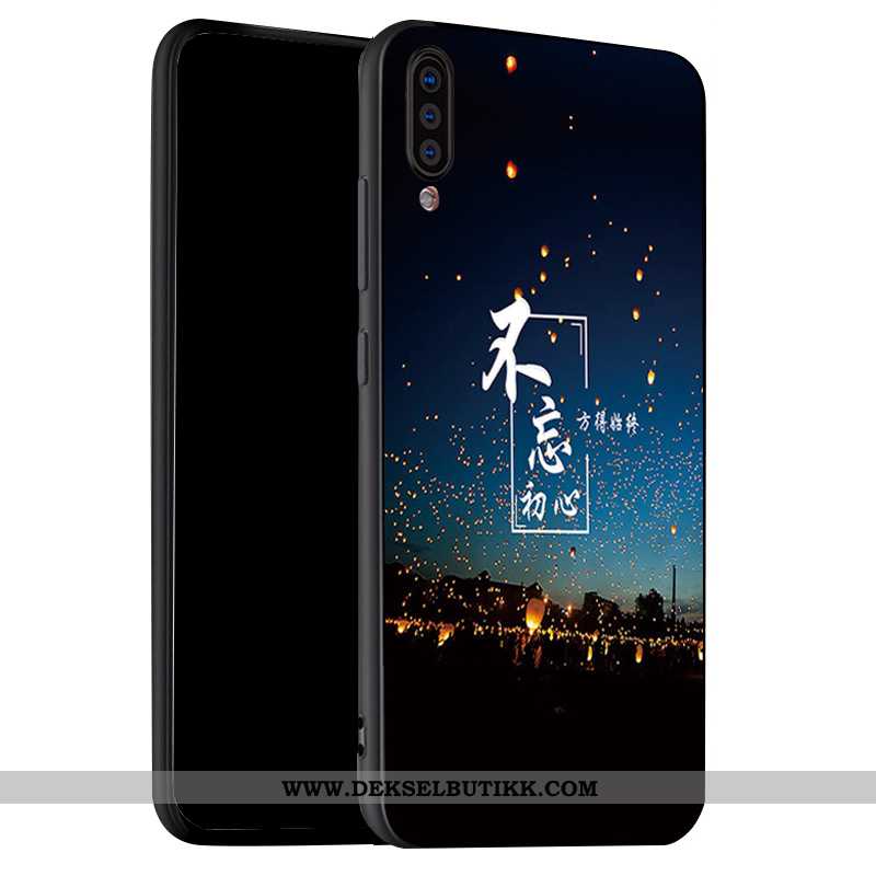 Etui Xiaomi Mi 9 Lite Cartoon Mote Anti-fall Mobiltelefon Svart, Deksel Xiaomi Mi 9 Lite Myke Rabatt