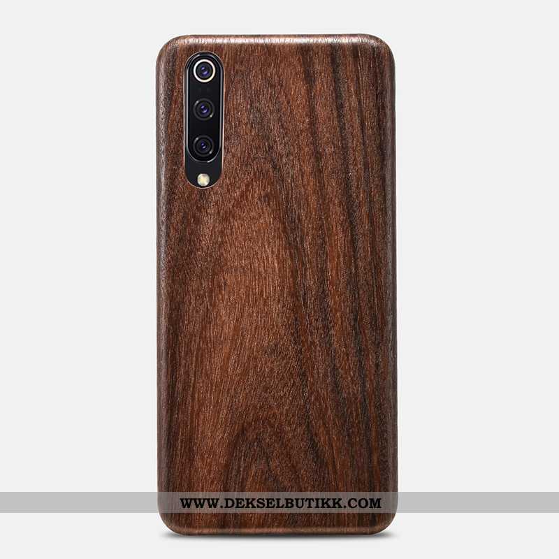 Etui Xiaomi Mi 9 Lite Wood Kvalitet Liten Brun, Deksel Xiaomi Mi 9 Lite Beskyttelse Butikk