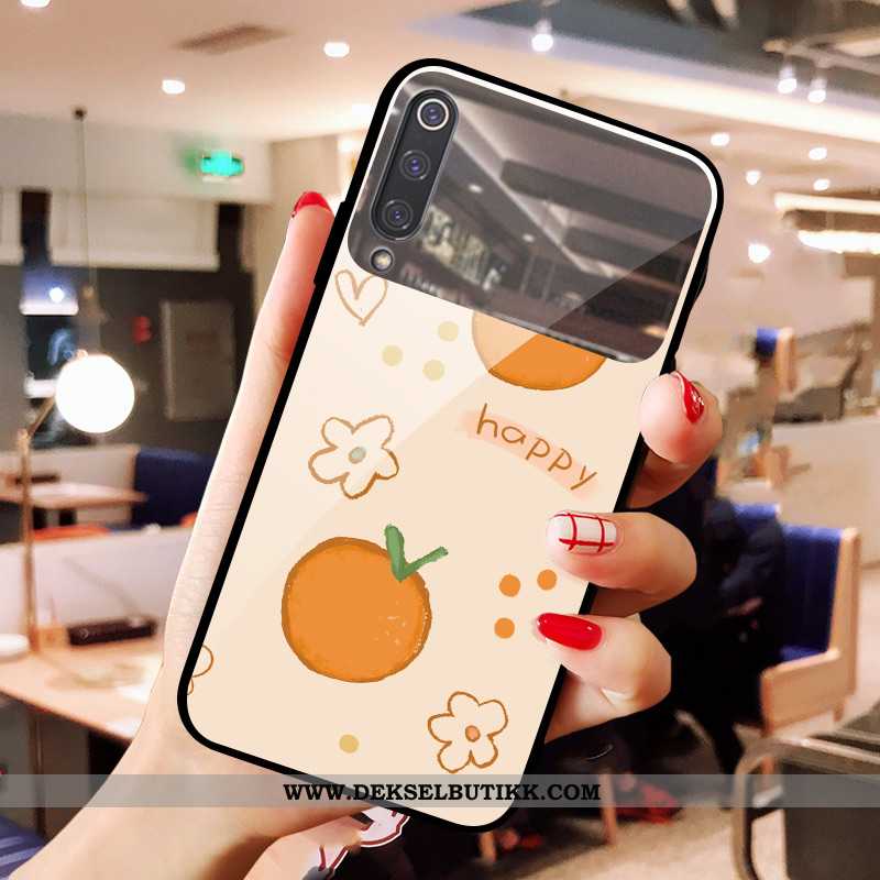 Etui Xiaomi Mi 9 Se Glass Hard Fersk Orange Grønn, Deksel Xiaomi Mi 9 Se Mobiltelefon Billige