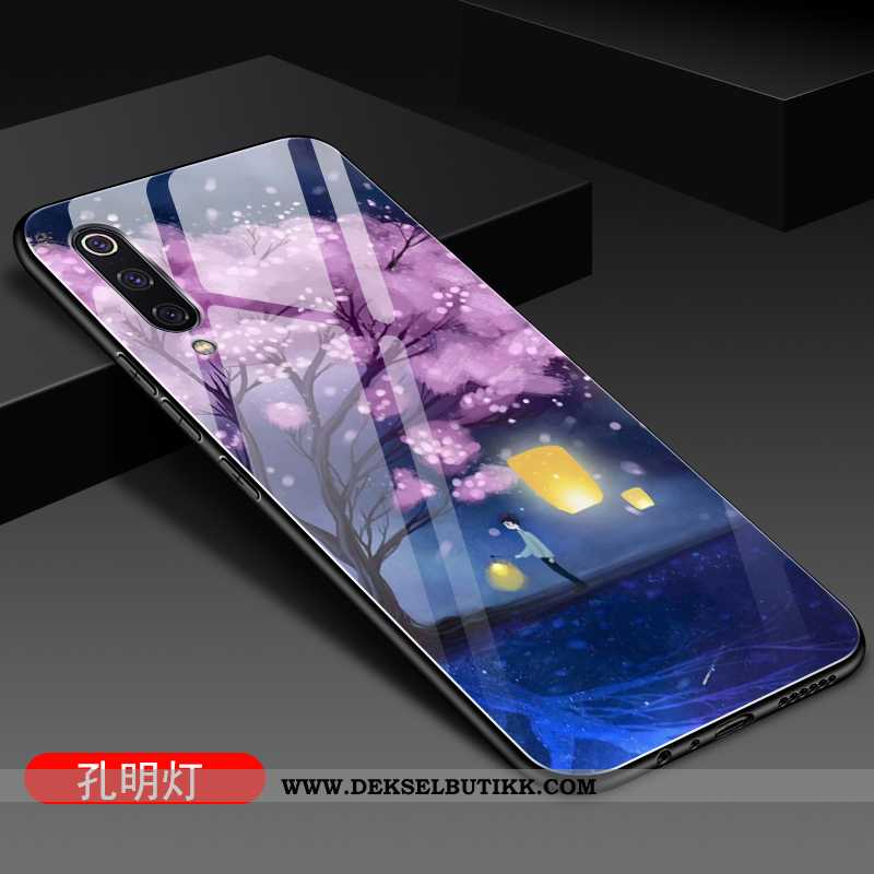 Etui Xiaomi Mi 9 Se Glass Liten Tynne Ultra Lilla, Deksel Xiaomi Mi 9 Se Nubuck Billig