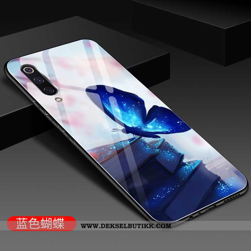 Etui Xiaomi Mi 9 Se Glass Liten Tynne Ultra Lilla, Deksel Xiaomi Mi 9 Se Nubuck Billig