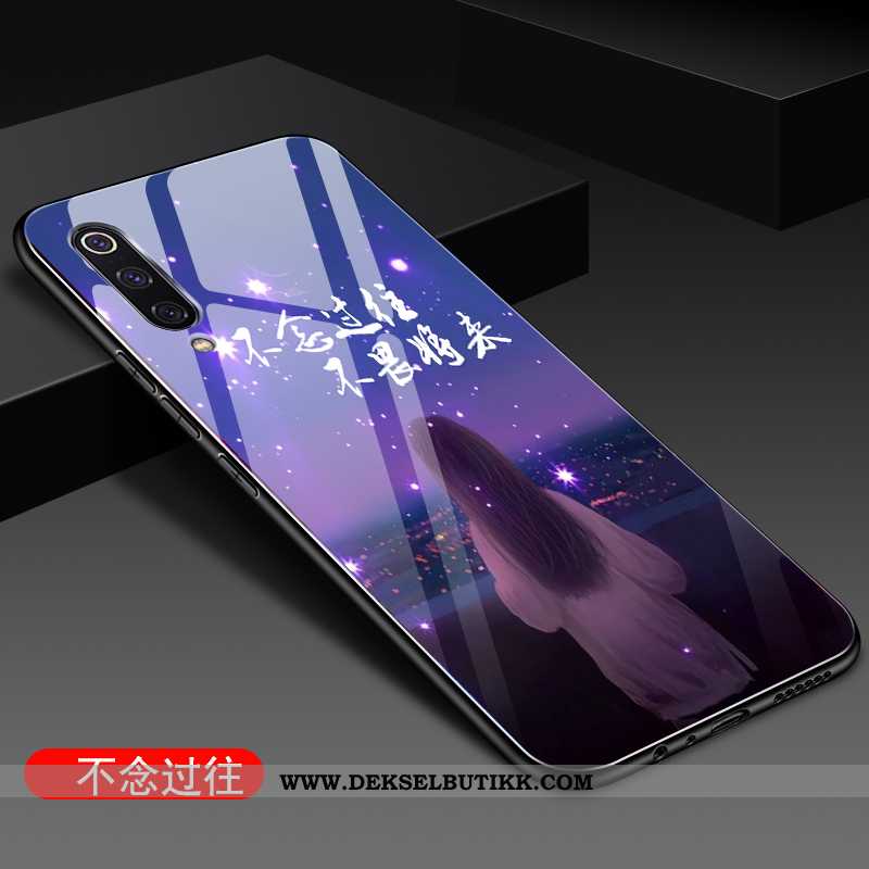 Etui Xiaomi Mi 9 Se Glass Liten Tynne Ultra Lilla, Deksel Xiaomi Mi 9 Se Nubuck Billig