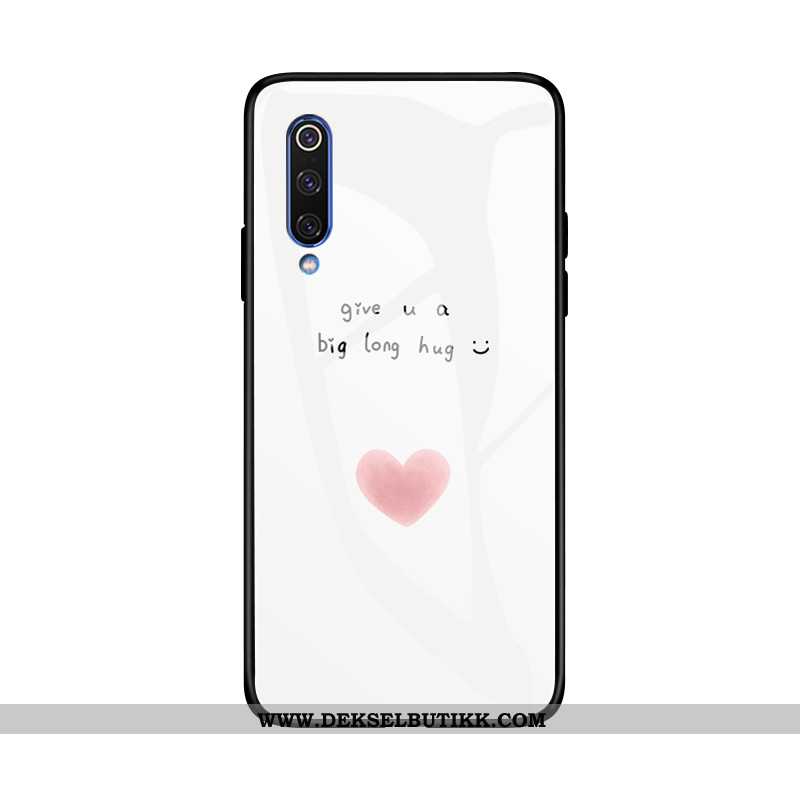 Etui Xiaomi Mi 9 Se Myke Elsker Glass Liten Hvitt, Deksel Xiaomi Mi 9 Se Beskyttelse Billige