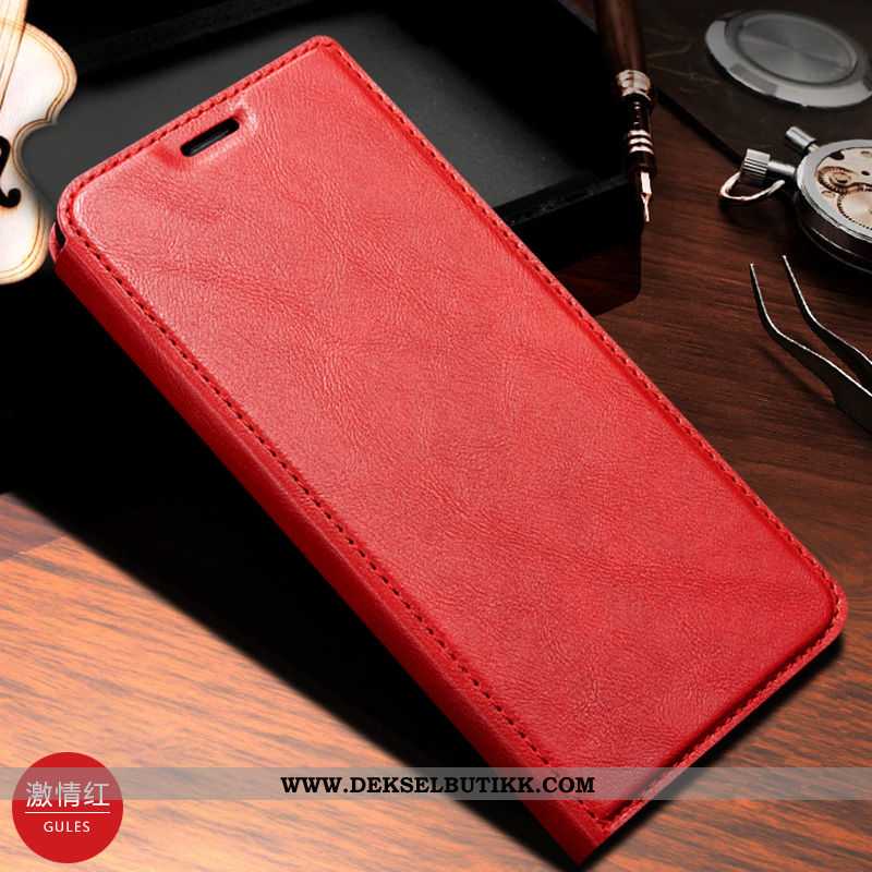 Etui Xiaomi Mi 9t Beskyttelse Deksel Folio Brun, Xiaomi Mi 9t Skinndeksel Tilbud