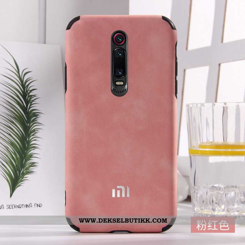 Etui Xiaomi Mi 9t Beskyttelse Skinn Lær Rød Myke Blå, Deksel Xiaomi Mi 9t Mote Tilbud