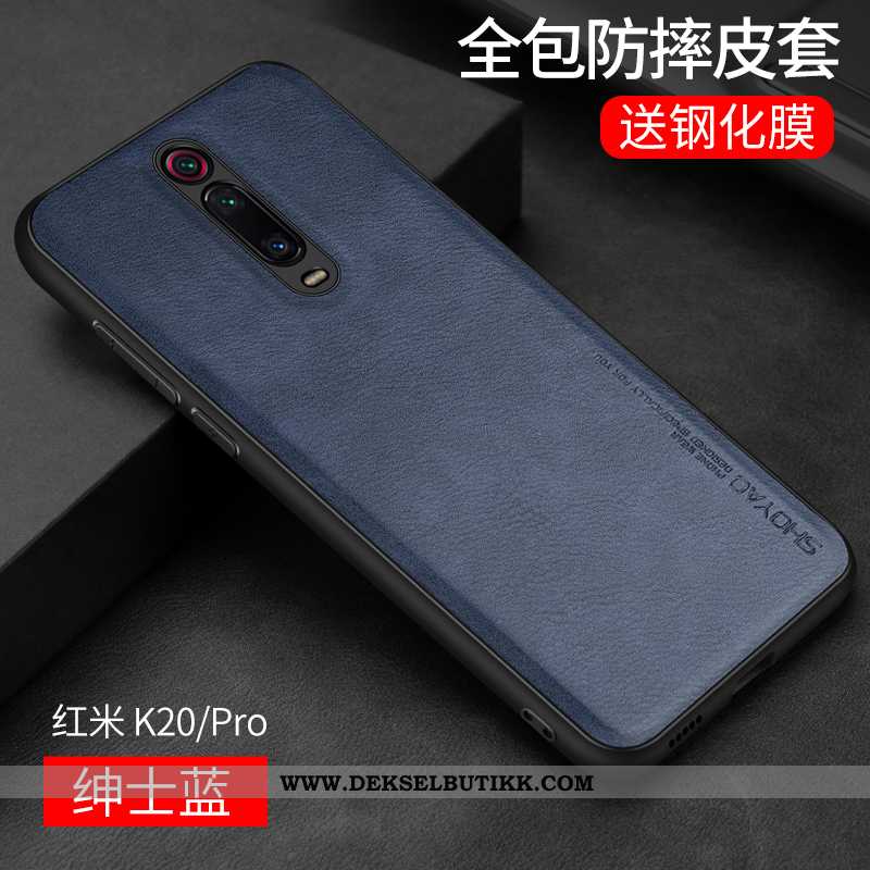 Etui Xiaomi Mi 9t Beskyttelse Trend Alt Inkludert Rød Blå, Deksel Xiaomi Mi 9t Skinndeksel Billige