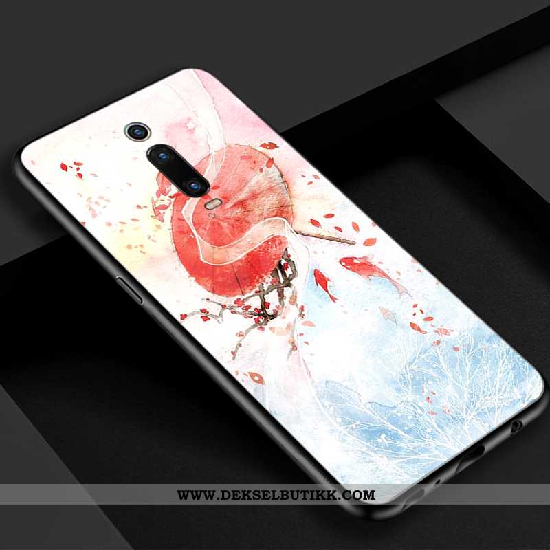 Etui Xiaomi Mi 9t Glass Blå Kinesisk Stil Vakker, Deksel Xiaomi Mi 9t Vintage Billig