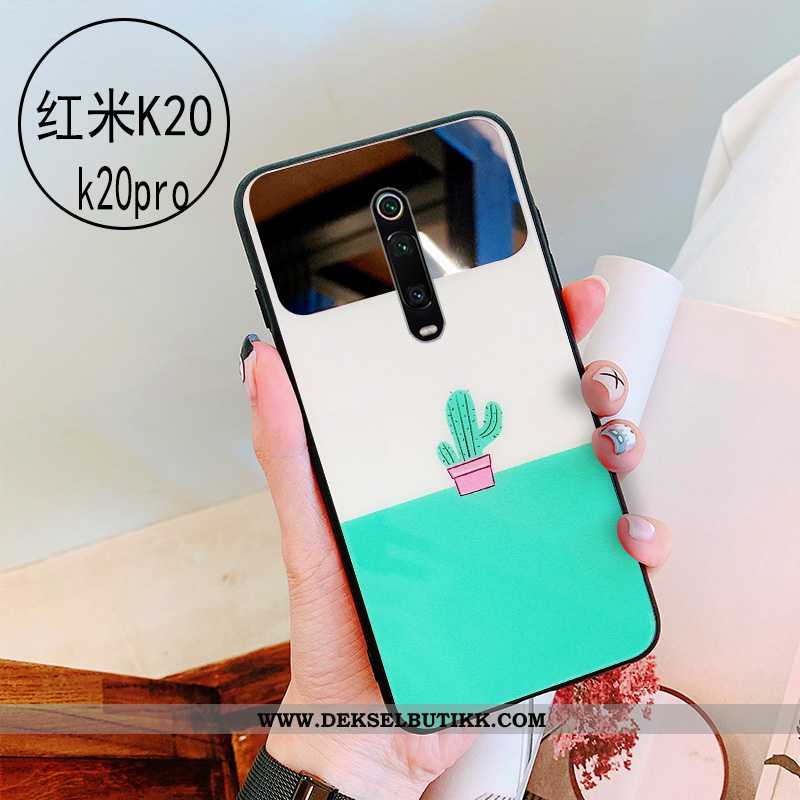 Etui Xiaomi Mi 9t Glass Grønn Mobiltelefon Kosmetisk, Deksel Xiaomi Mi 9t Av Personlighet Tilbud