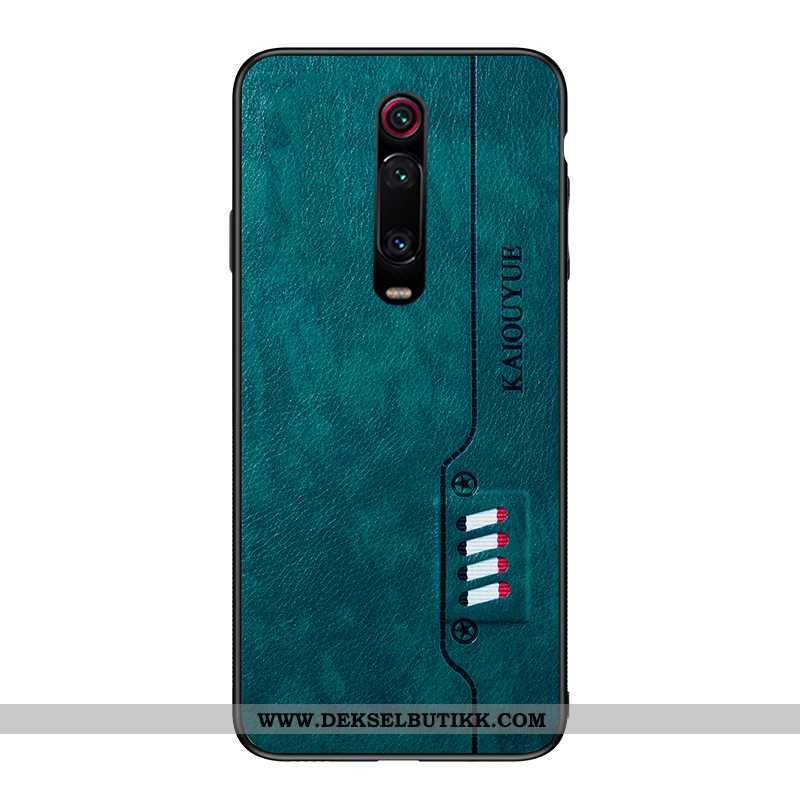 Etui Xiaomi Mi 9t Myke Mønster Ultra Anti-fall Grønn, Deksel Xiaomi Mi 9t Skinn Lær Billig