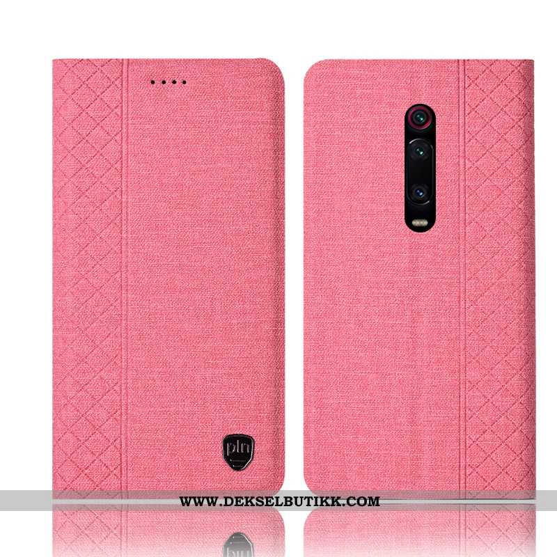 Etui Xiaomi Mi 9t Pro Bomull Mobiltelefon Svart Beskyttelse, Deksel Xiaomi Mi 9t Pro Skinndeksel Kjø