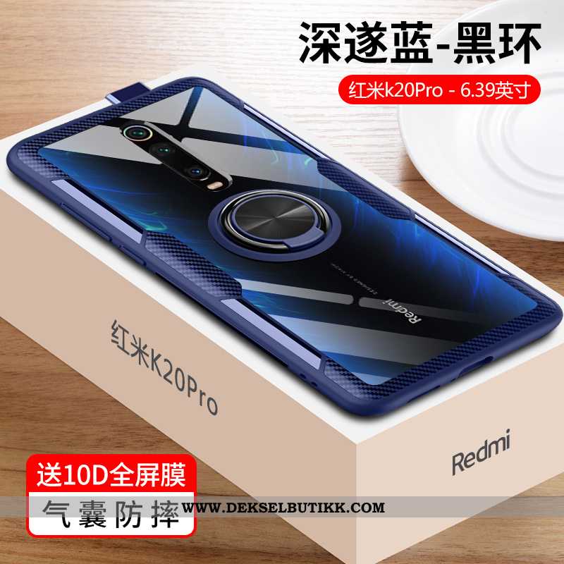 Etui Xiaomi Mi 9t Pro Glass Hard Rød Trend, Deksel Xiaomi Mi 9t Pro Gjennomsiktig Tilbud