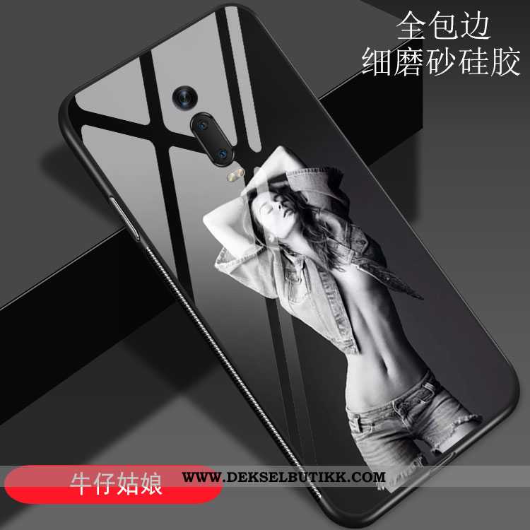 Etui Xiaomi Mi 9t Pro Silikon Kreativ Liten Deksel Svart, Xiaomi Mi 9t Pro Glass Tilbud