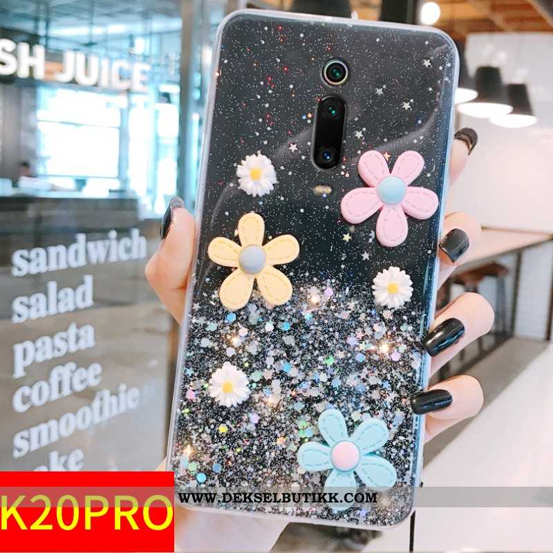 Etui Xiaomi Mi 9t Pro Silikon Lyse Rosa Fersk Hvitt, Deksel Xiaomi Mi 9t Pro Beskyttelse Billige