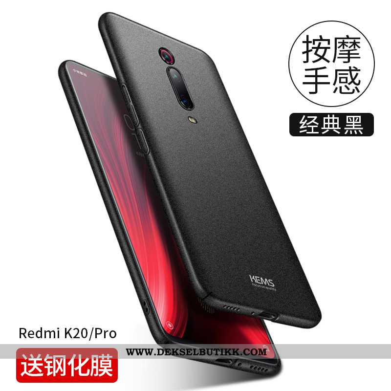 Etui Xiaomi Mi 9t Pro Ultra Svart Rød Nubuck, Deksel Xiaomi Mi 9t Pro Tynne Tilbud