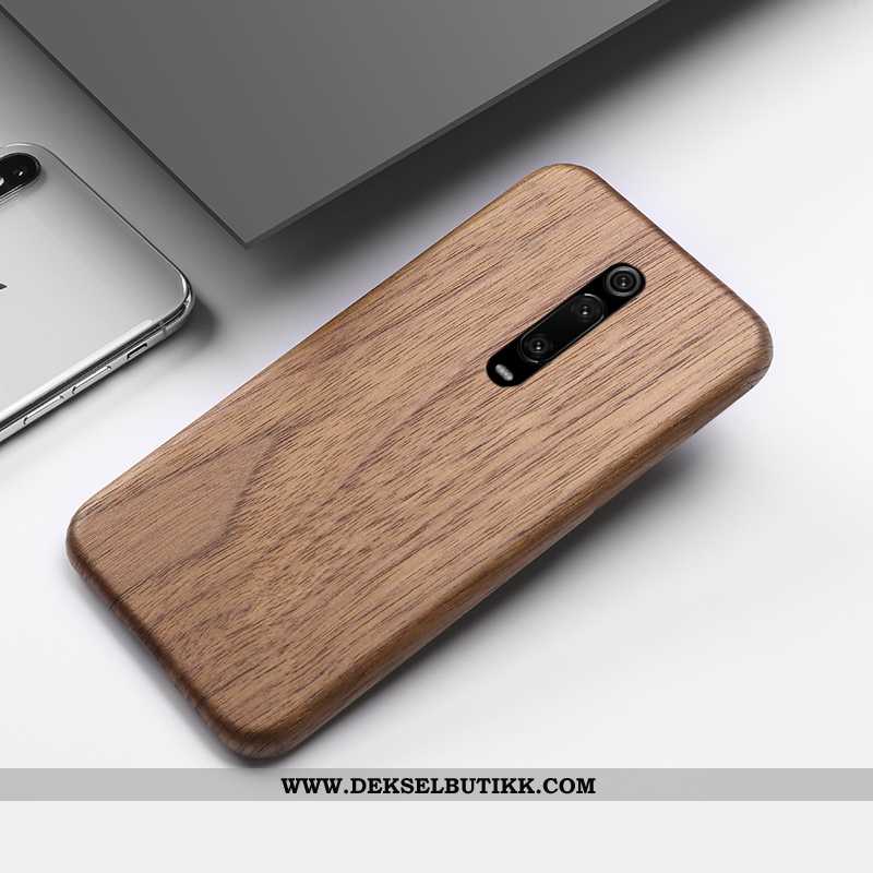 Etui Xiaomi Mi 9t Pro Wood Deksel Anti-fall Kvalitet Brun, Xiaomi Mi 9t Pro Beskyttelse Tilbud