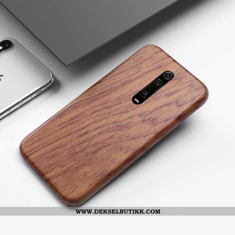 Etui Xiaomi Mi 9t Pro Wood Deksel Anti-fall Kvalitet Brun, Xiaomi Mi 9t Pro Beskyttelse Tilbud