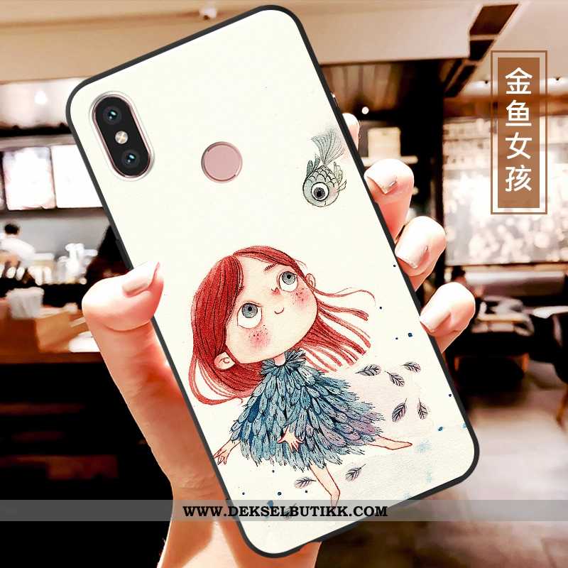 Etui Xiaomi Mi A2 Lite Cartoon Mobiltelefon Myke Farge, Deksel Xiaomi Mi A2 Lite Vakker Salg