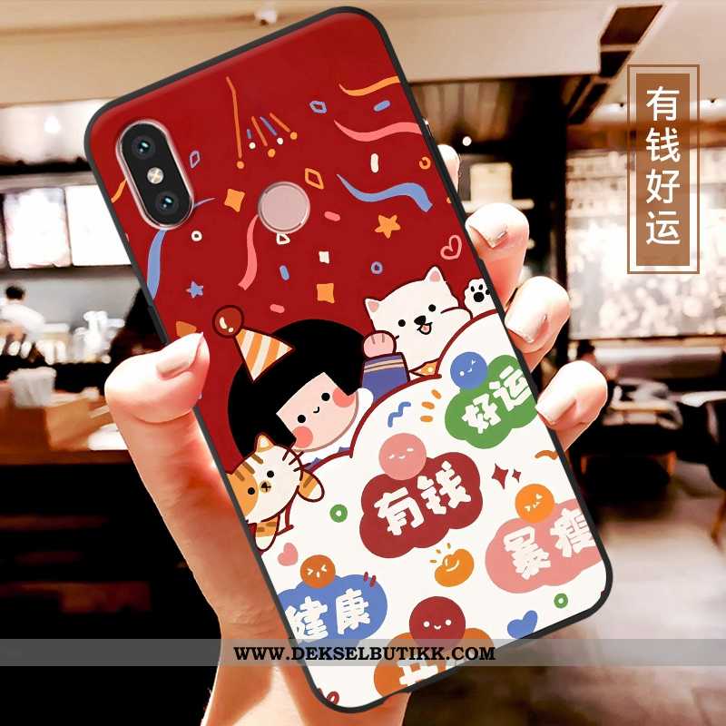 Etui Xiaomi Mi A2 Lite Cartoon Mobiltelefon Myke Farge, Deksel Xiaomi Mi A2 Lite Vakker Salg