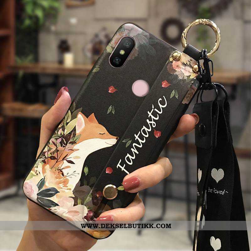 Etui Xiaomi Mi A2 Lite Myke Blomster Mobiltelefon Gul, Deksel Xiaomi Mi A2 Lite Beskyttelse Billige