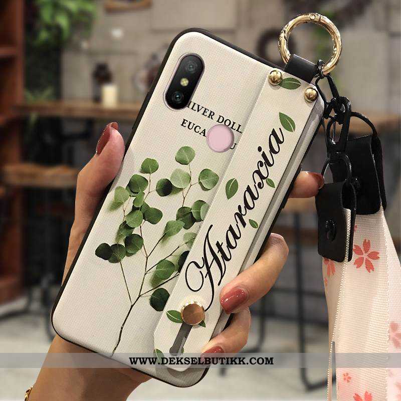 Etui Xiaomi Mi A2 Lite Myke Blomster Mobiltelefon Gul, Deksel Xiaomi Mi A2 Lite Beskyttelse Billige