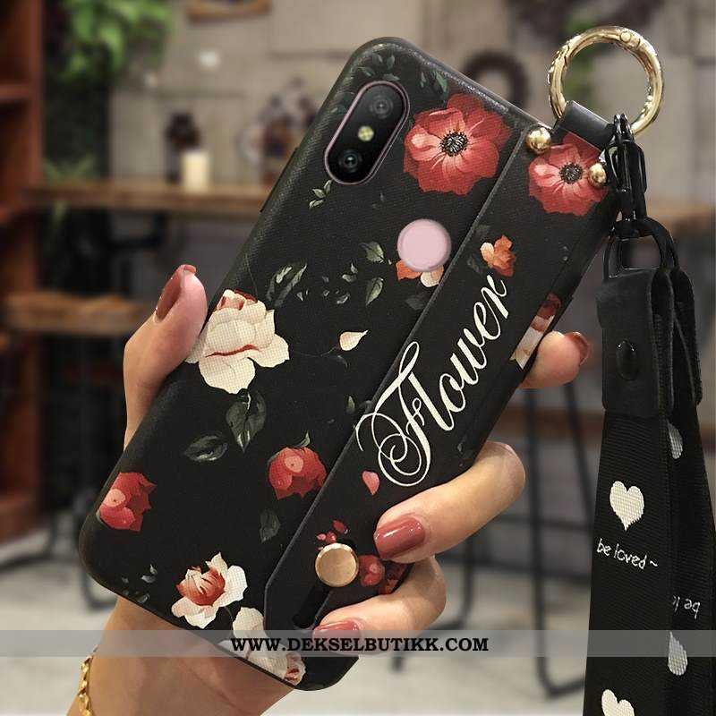 Etui Xiaomi Mi A2 Lite Myke Blomster Mobiltelefon Gul, Deksel Xiaomi Mi A2 Lite Beskyttelse Billige