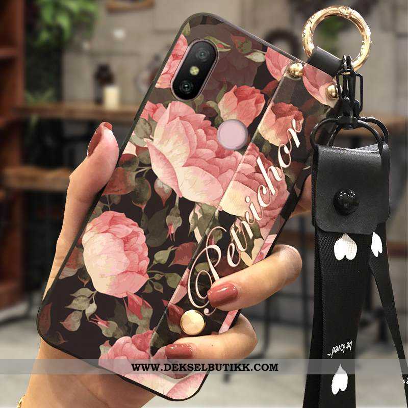 Etui Xiaomi Mi A2 Lite Myke Blomster Mobiltelefon Gul, Deksel Xiaomi Mi A2 Lite Beskyttelse Billige