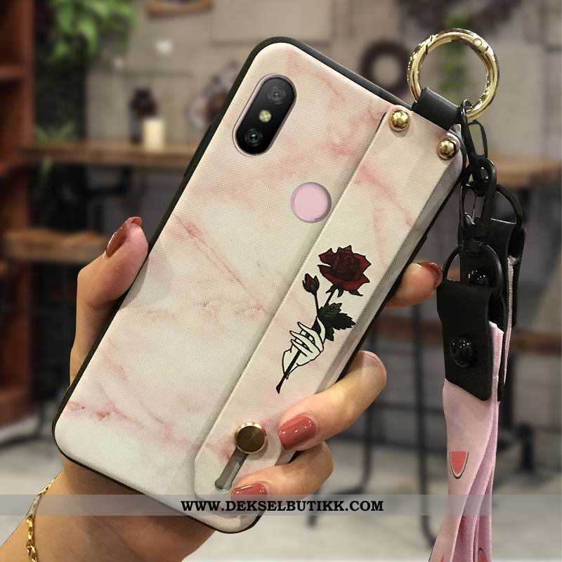 Etui Xiaomi Mi A2 Lite Myke Blomster Mobiltelefon Gul, Deksel Xiaomi Mi A2 Lite Beskyttelse Billige