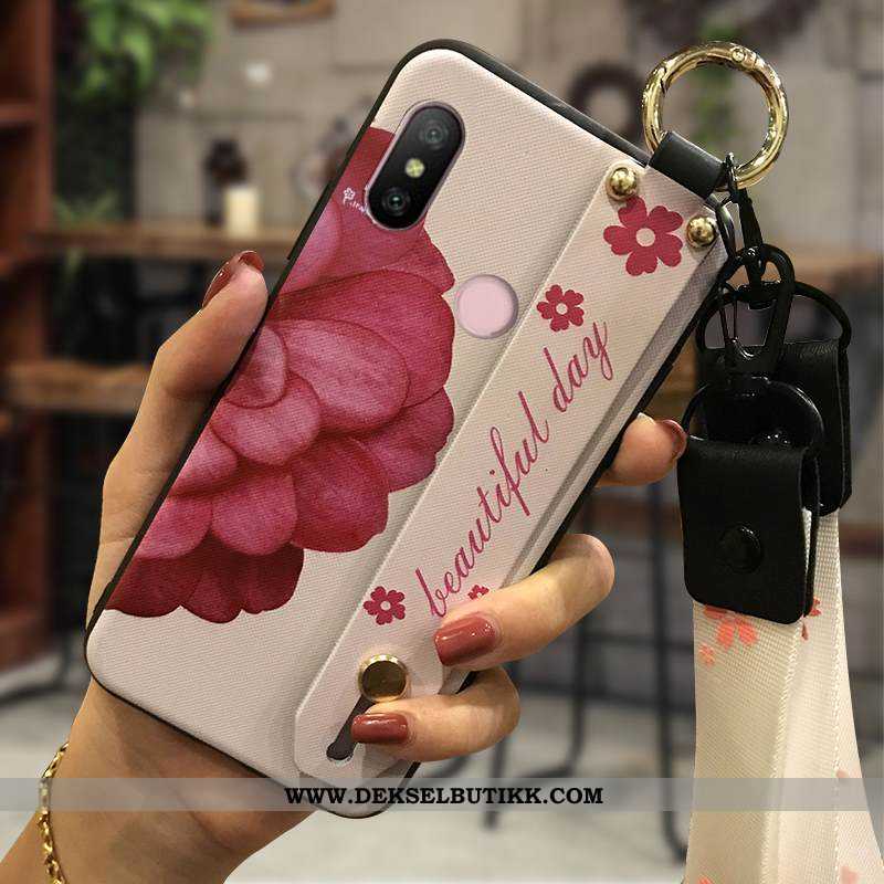 Etui Xiaomi Mi A2 Lite Myke Blomster Mobiltelefon Gul, Deksel Xiaomi Mi A2 Lite Beskyttelse Billige