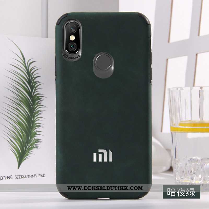 Etui Xiaomi Mi A2 Trend Kvalitet Beskyttelse Anti-fall Rød, Deksel Xiaomi Mi A2 Myke Til Salgs