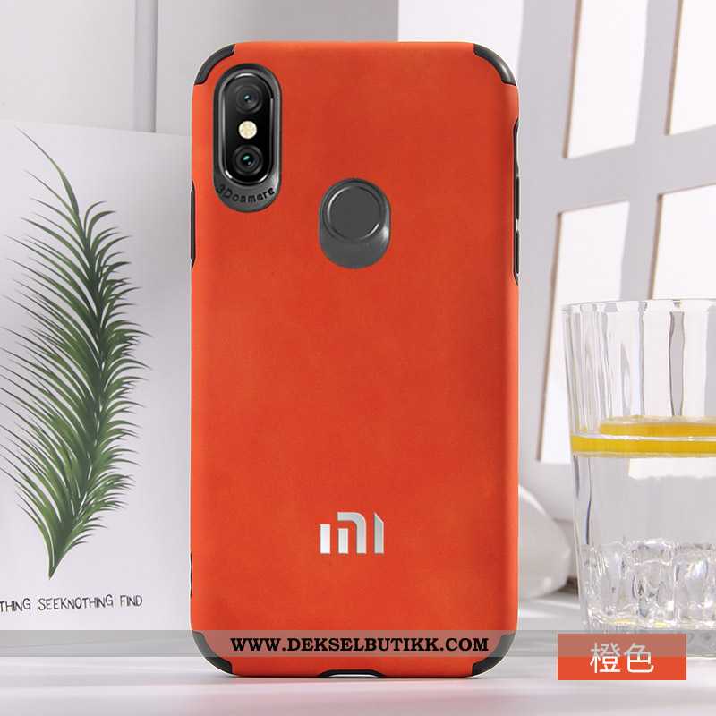 Etui Xiaomi Mi A2 Trend Kvalitet Beskyttelse Anti-fall Rød, Deksel Xiaomi Mi A2 Myke Til Salgs