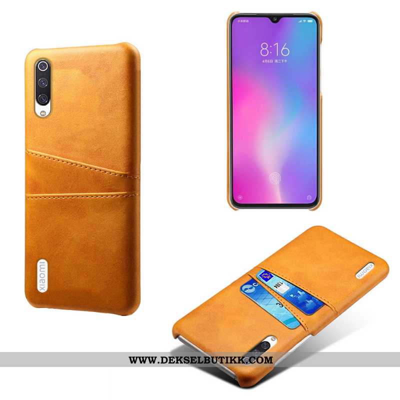 Etui Xiaomi Mi A3 Av Personlighet Mobiltelefon Deksel Skinndeksel Gul, Xiaomi Mi A3 Vintage Rabatt