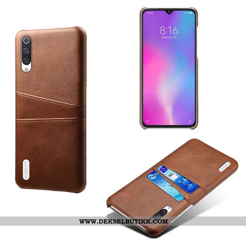 Etui Xiaomi Mi A3 Av Personlighet Mobiltelefon Deksel Skinndeksel Gul, Xiaomi Mi A3 Vintage Rabatt