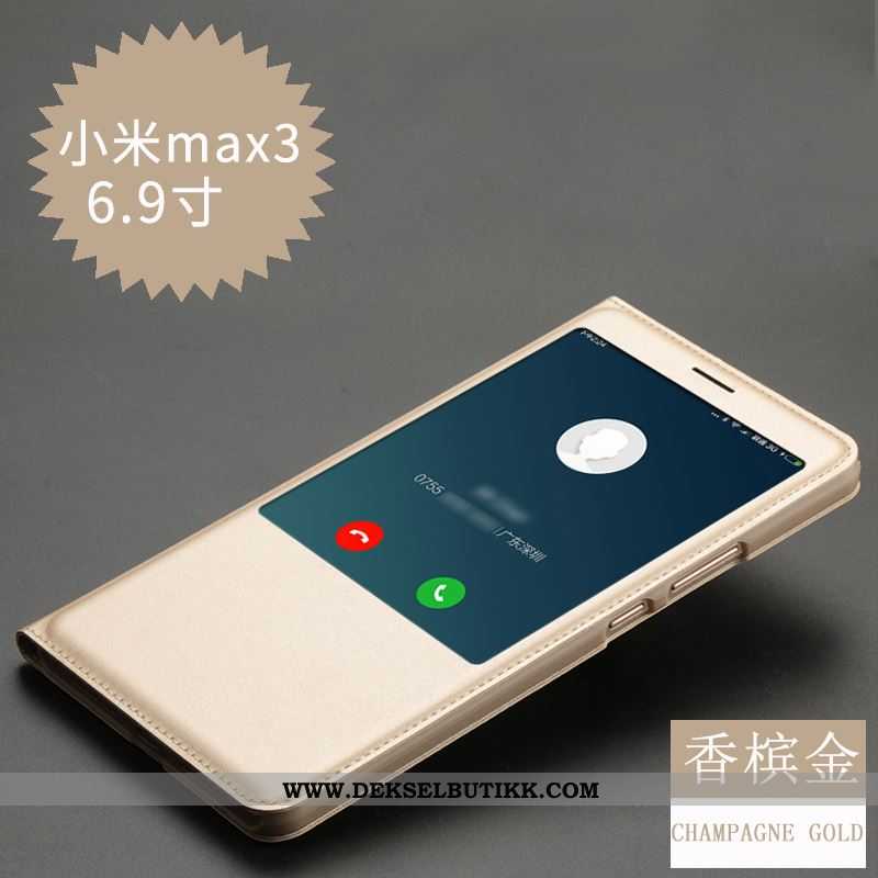 Etui Xiaomi Mi Max 3 Beskyttelse Dvalen Anti-fall Rosa, Deksel Xiaomi Mi Max 3 Skinndeksel Tilbud