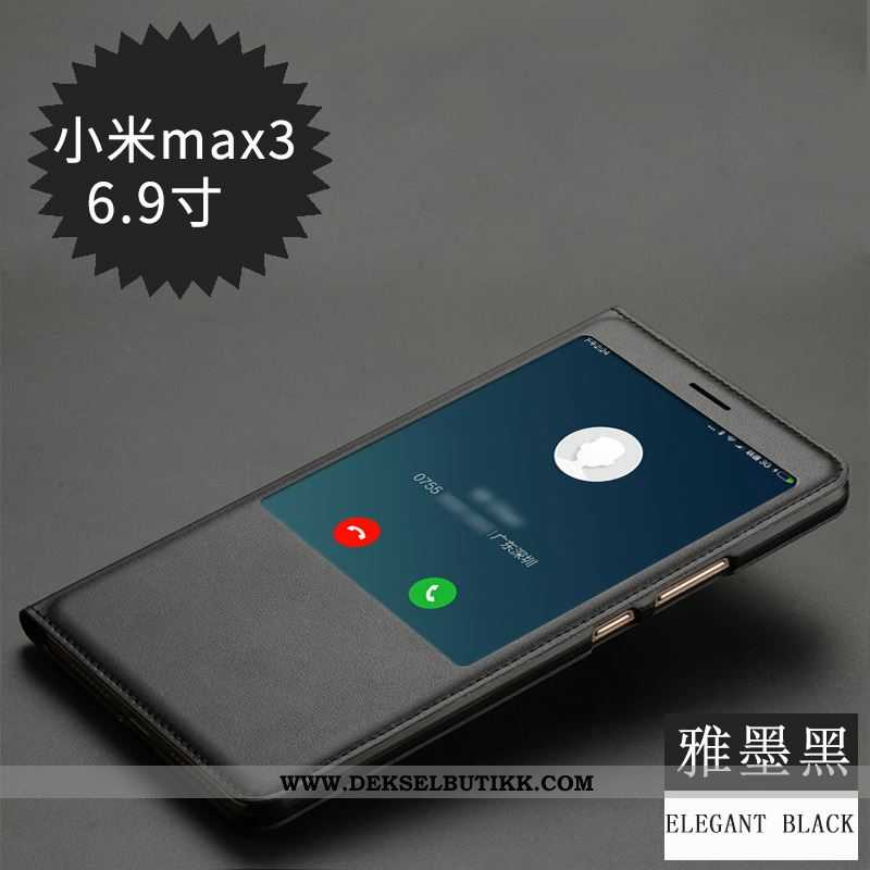 Etui Xiaomi Mi Max 3 Beskyttelse Dvalen Anti-fall Rosa, Deksel Xiaomi Mi Max 3 Skinndeksel Tilbud