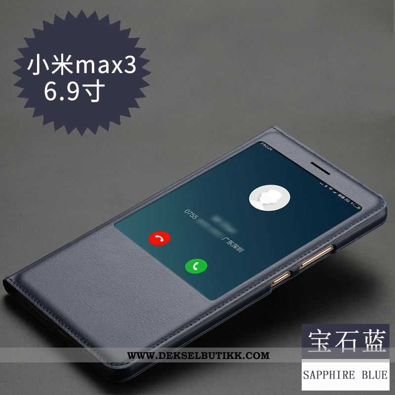 Etui Xiaomi Mi Max 3 Beskyttelse Dvalen Anti-fall Rosa, Deksel Xiaomi Mi Max 3 Skinndeksel Tilbud