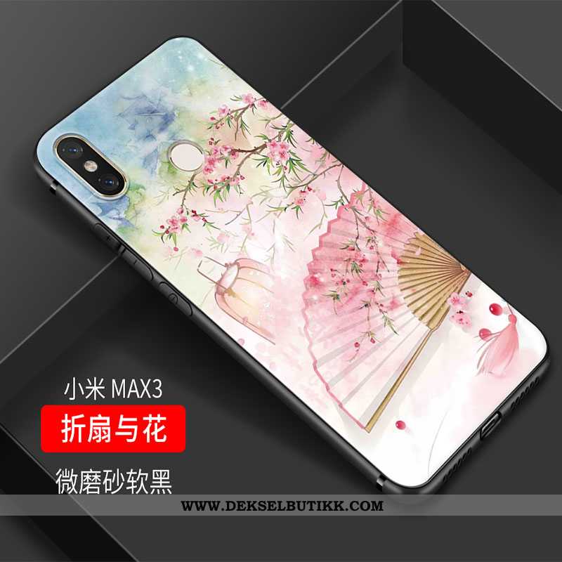 Etui Xiaomi Mi Max 3 Myke Kunst Liten Anti-fall Rosa, Deksel Xiaomi Mi Max 3 Silikon Butikk