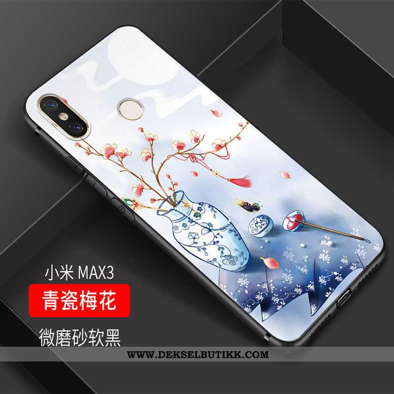 Etui Xiaomi Mi Max 3 Myke Kunst Liten Anti-fall Rosa, Deksel Xiaomi Mi Max 3 Silikon Butikk