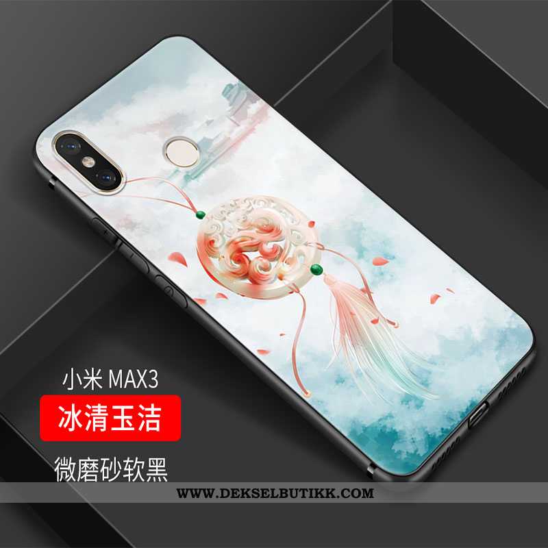 Etui Xiaomi Mi Max 3 Myke Kunst Liten Anti-fall Rosa, Deksel Xiaomi Mi Max 3 Silikon Butikk