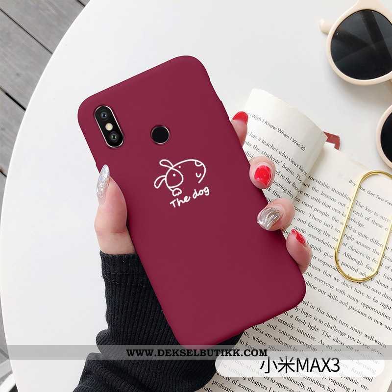 Etui Xiaomi Mi Max 3 Silikon Mobiltelefon Trend Lovers Mørkeblå, Deksel Xiaomi Mi Max 3 Beskyttelse 