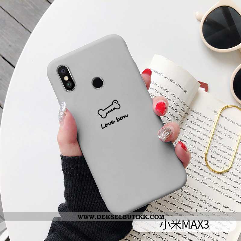 Etui Xiaomi Mi Max 3 Silikon Mobiltelefon Trend Lovers Mørkeblå, Deksel Xiaomi Mi Max 3 Beskyttelse 