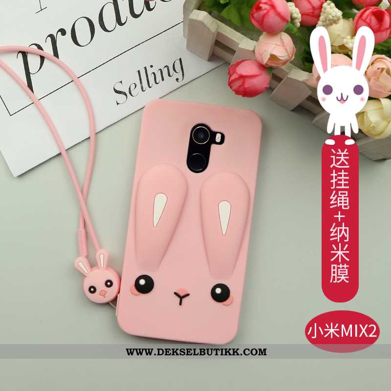 Etui Xiaomi Mi Mix 2 Av Personlighet Cartoon Mobiltelefon Silikon Hvitt, Deksel Xiaomi Mi Mix 2 Krea