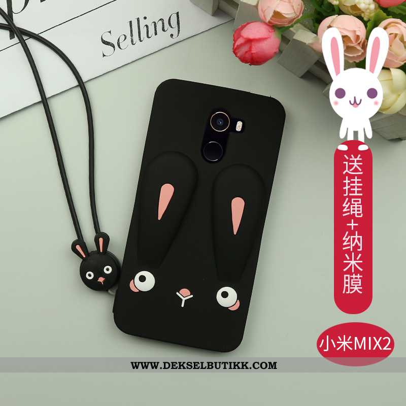 Etui Xiaomi Mi Mix 2 Av Personlighet Cartoon Mobiltelefon Silikon Hvitt, Deksel Xiaomi Mi Mix 2 Krea