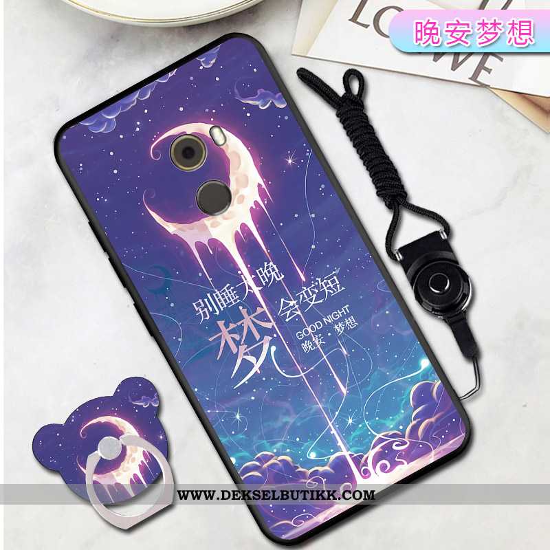 Etui Xiaomi Mi Mix 2 Kreativ Mote Mobiltelefon Liten Blå, Deksel Xiaomi Mi Mix 2 Cartoon Billig