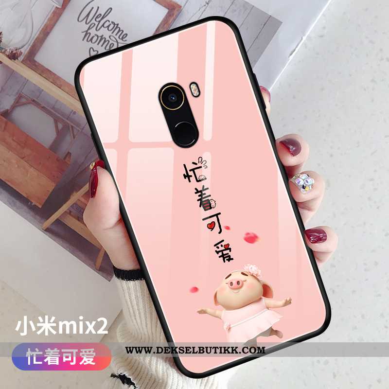 Etui Xiaomi Mi Mix 2 Ultra Av Personlighet Nye Rosa, Deksel Xiaomi Mi Mix 2 Tynne Billig