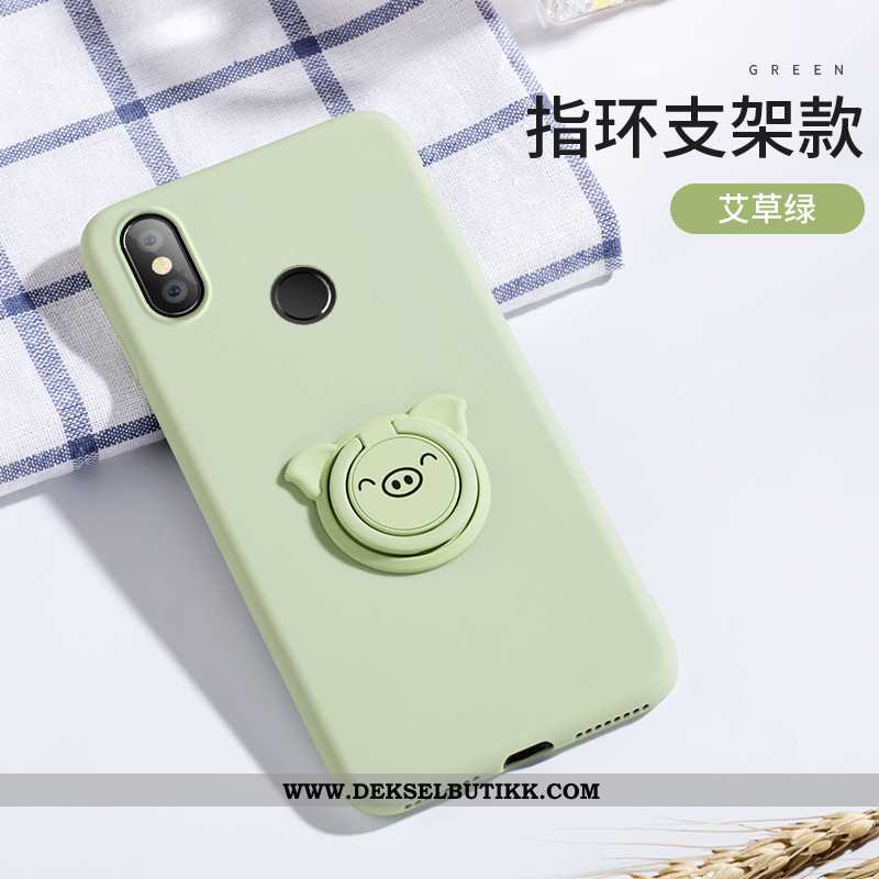 Etui Xiaomi Mi Mix 2s Silikon Lette Mobiltelefon Grønn, Deksel Xiaomi Mi Mix 2s Beskyttelse Butikk