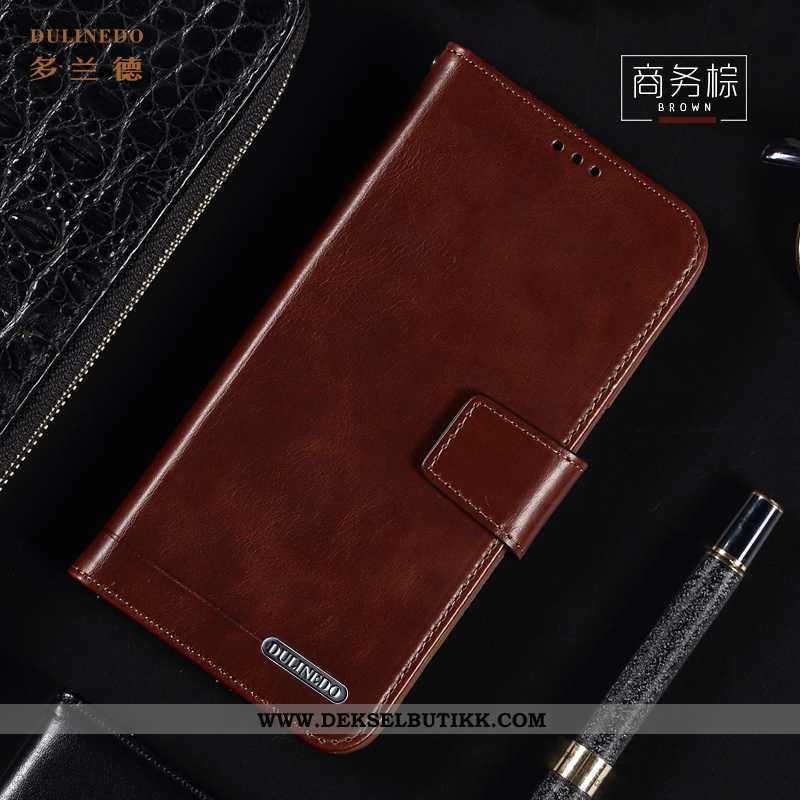 Etui Xiaomi Mi Mix 2s Skinn Alt Inkludert Anti-fall Mobiltelefon Brun, Deksel Xiaomi Mi Mix 2s Lomme