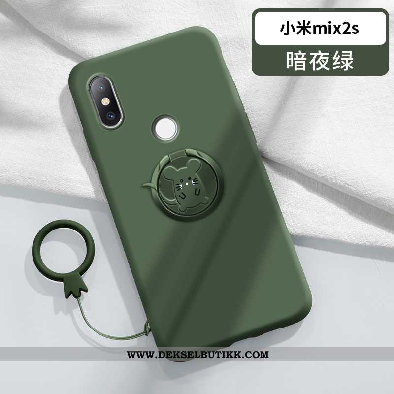 Etui Xiaomi Mi Mix 2s Vakker Anti-fall Ring Nye Mørkeblå, Deksel Xiaomi Mi Mix 2s Ultra Butikk