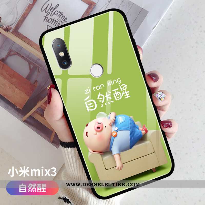 Etui Xiaomi Mi Mix 3 Cartoon Gul Lovers Av Personlighet, Deksel Xiaomi Mi Mix 3 Vakker Tilbud