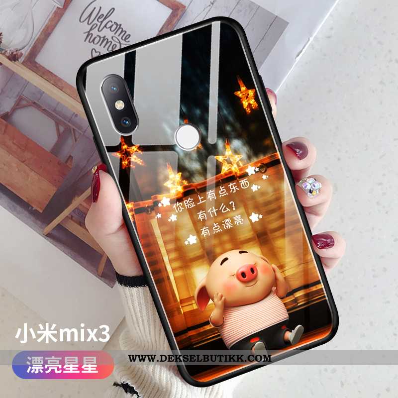 Etui Xiaomi Mi Mix 3 Cartoon Gul Lovers Av Personlighet, Deksel Xiaomi Mi Mix 3 Vakker Tilbud