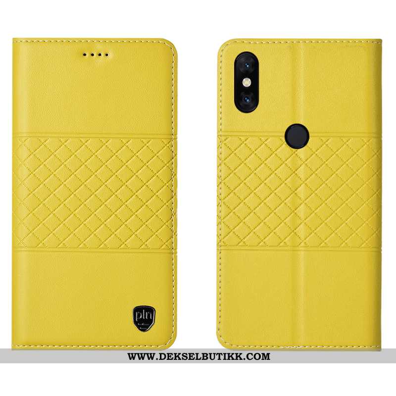 Etui Xiaomi Mi Mix 3 Skinndeksel Folio Mobiltelefon Alt Inkludert Brun, Deksel Xiaomi Mi Mix 3 Besky